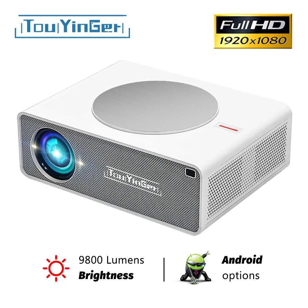 TouYinger Q10 projector 4k проектор для дома светодиодный проектор, телевизор smart tv,проектор для фильмов caixa de som portátil bluetooth домашний кинотеатр