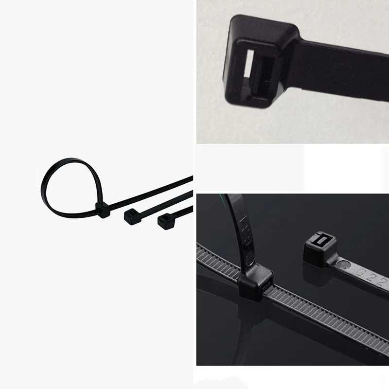 1/10/50 шт. самоблокирующиеся пластиковые нейлоновые стяжки ширина 9 мм