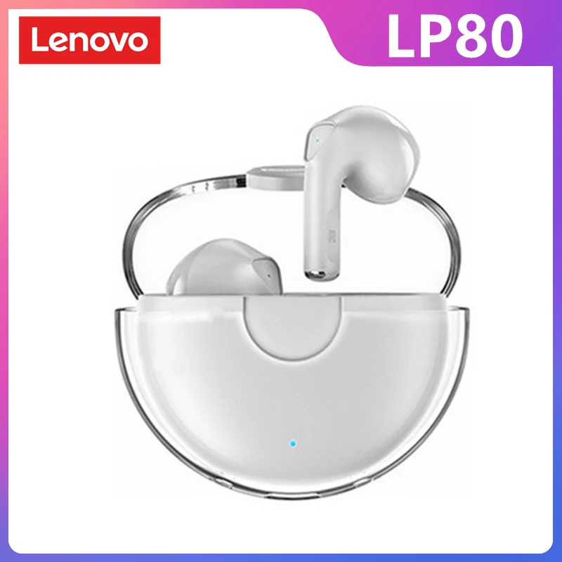 

TWS-наушники Lenovo LP80 с поддержкой Bluetooth 5,0 и сенсорным управлением