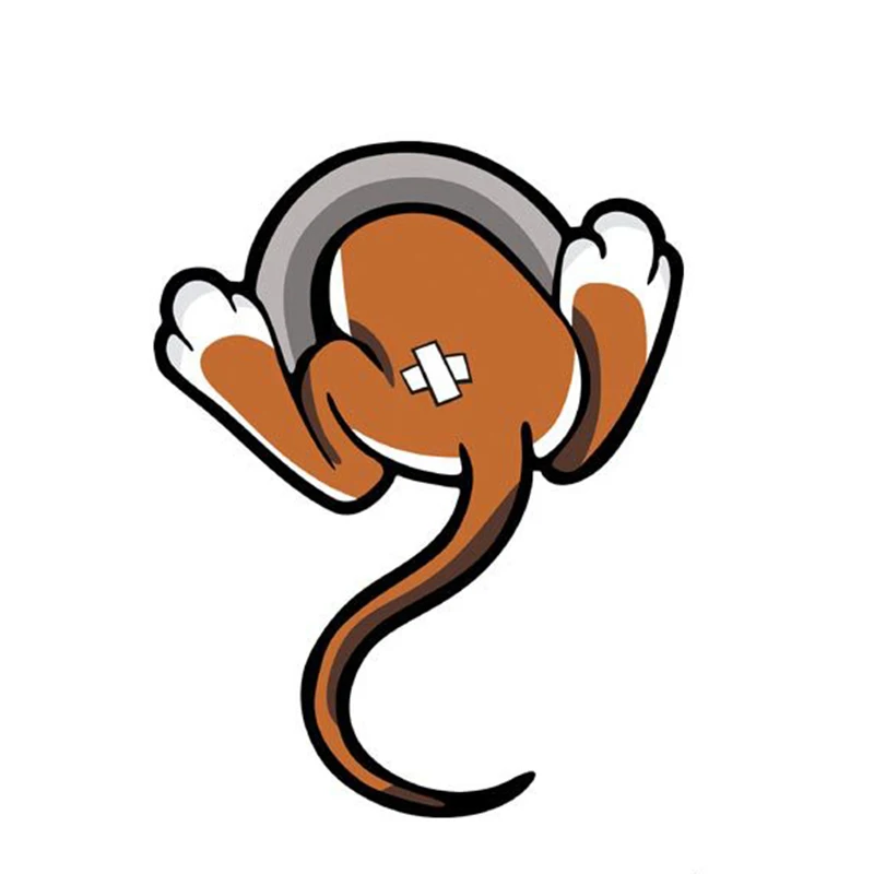 

Car stealing oil mouse personality creative car stickers cartoon fuel tank cover car stickers decorative stickers accessories