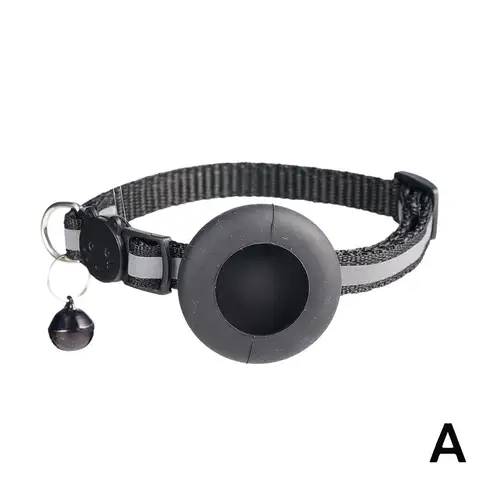 Милый Светоотражающий ошейник с Bluetooth и колокольчиком, трекер для домашних животных, ночной адрес, защита от потери, подвеска, слежение за собакой, Q8N2