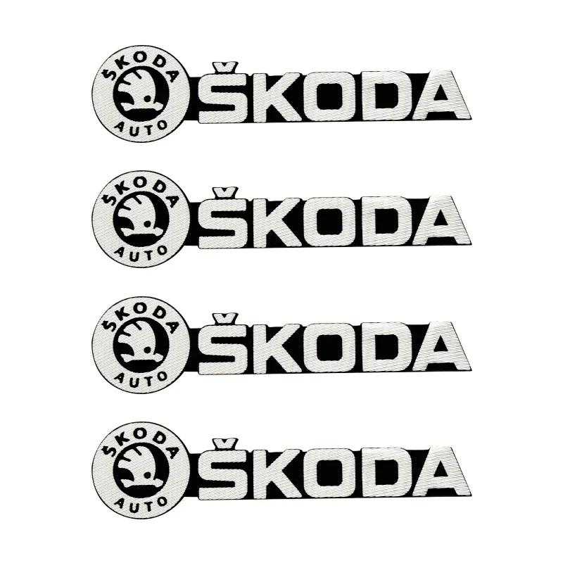 

Автомобильный Стайлинг, декоративная наклейка для звуковых динамиков, 3D наклейки с эмблемой для Skoda Fabia Superb Octavia A2 A3 Rapid Kamiq