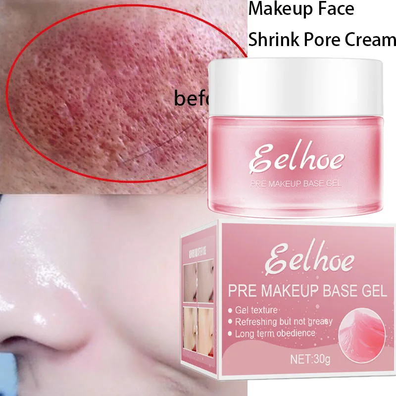 

Makeup Face Primer Cream Shrink Pore Improve Roughness Oil Control Repair Pores Anti Dryness Nourishing Moisturizing Skin Care