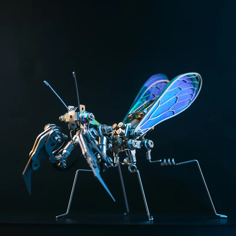 Механическая модель Mantis Phantom Prayer Worm Insects Kit 3D Puzzle Model Diy Сборная игрушка для детей и