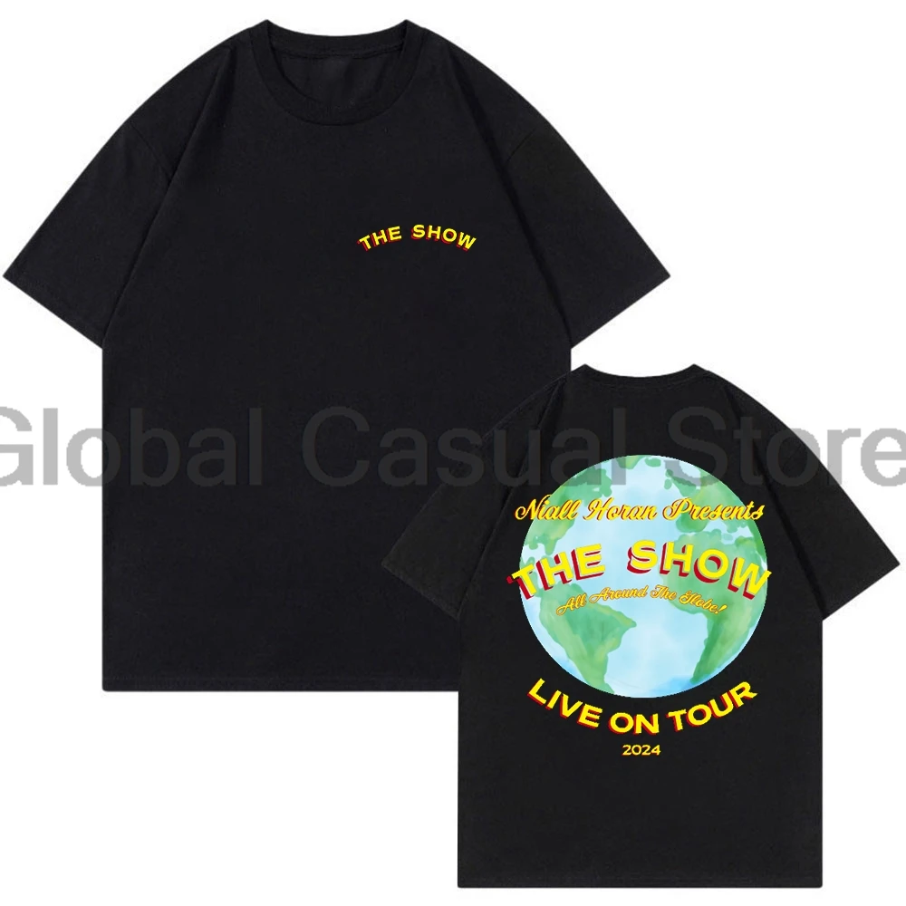 Футболка Niall Horan The Show World Tour повседневная женская и мужская футболка с круглым