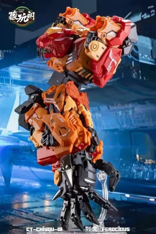 Фото Горячая Распродажа, модель CANG-TOYS 22 см ABS Predaking Fierce Tiger Titan, коллекционная версия CT-01, игрушка для мальчика №4
