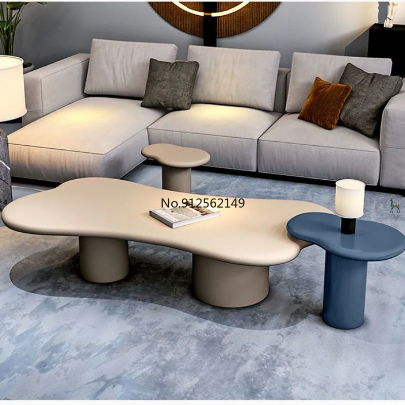 

Скандинавский современный минималистичный специальный облачный журнальный столик для гостиной wabi-sabi стиль твердая древесина нерегулярны...