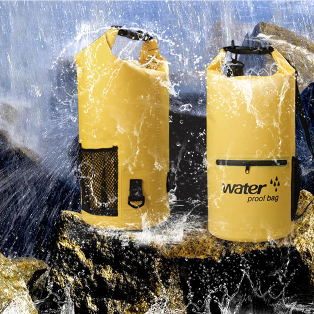 

10L Outdoor PVC Waterproof Dry Bag Portable Rafting Storage Zipper Backpack for Travel Boating Camping Kayaking XIN-Shipping