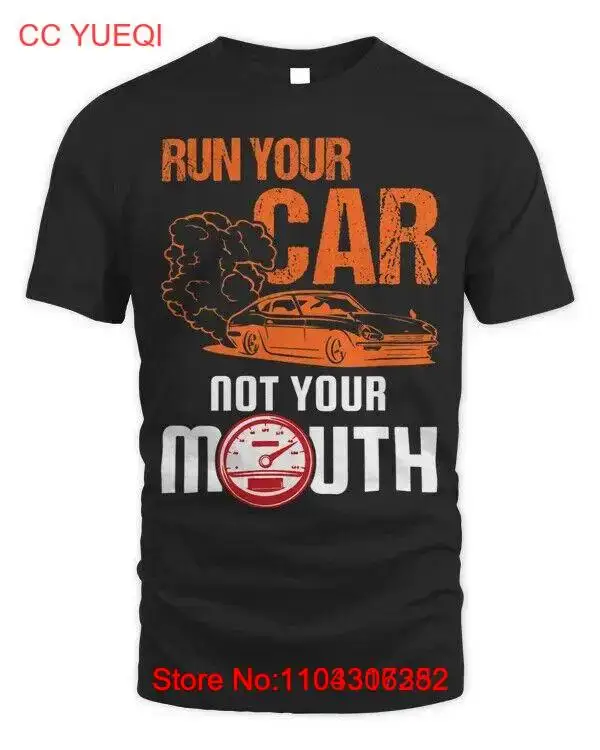 Футболка унисекс с забавными гоночными машинами Run Your Car Drag Race в подарок
