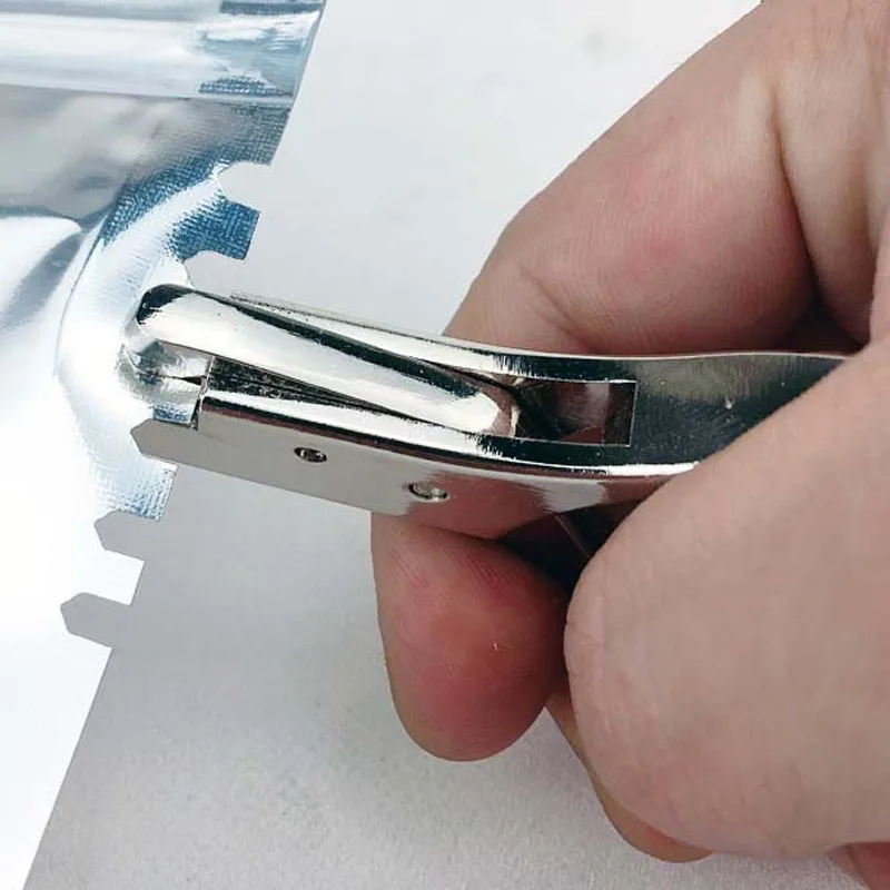 

3 мм разрывные плоскогубцы, V-образный резак для образцов, нож, режущий станок, пищевой вакуумный упаковочный пакет, клещи для разрыва