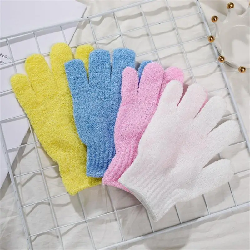 Five Fingers Bath Gloves Household Shower Towel Scrub Body Wash Scrub Gloves Bath Sponge Spa Shower Skin Moisturizing SPA Foam