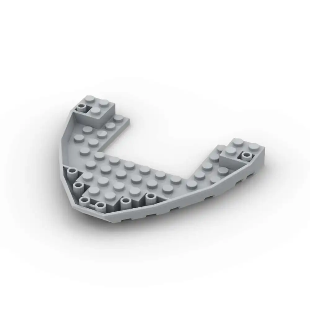Фото MOC 1 шт. 47404 Носовая часть лодки 10x12x1, открытые строительные блоки, детали корабля, высокотехнологичные сборные игрушки, подарки для детей №5