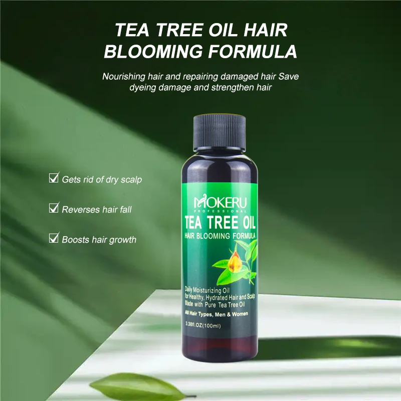 Масло для восстановления поврежденных волос с Чайным Деревом 100 мл