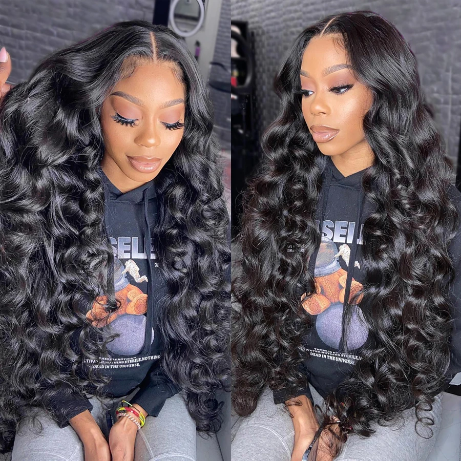 30 Inch Body Wave Lace Frontal Wig 13x6 HD Transparent Human Hair Wigs For Black Women Brazilian Hair Wavy T Part Lace Front Wig