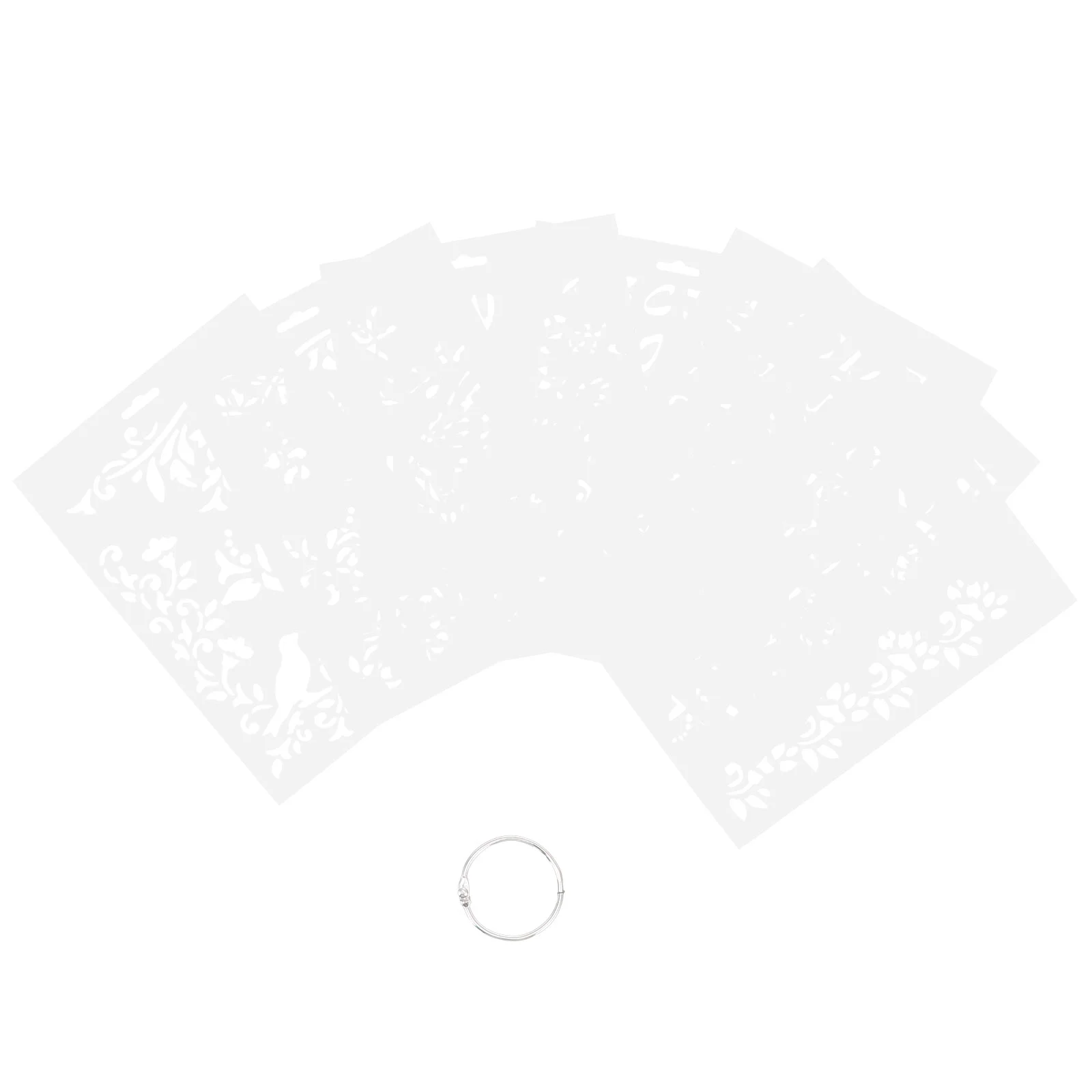 

Трафареты для рисования детей, многоразовые пустотелые шаблоны с животными, набор для поставок, журнал, зимний Макияж для лица