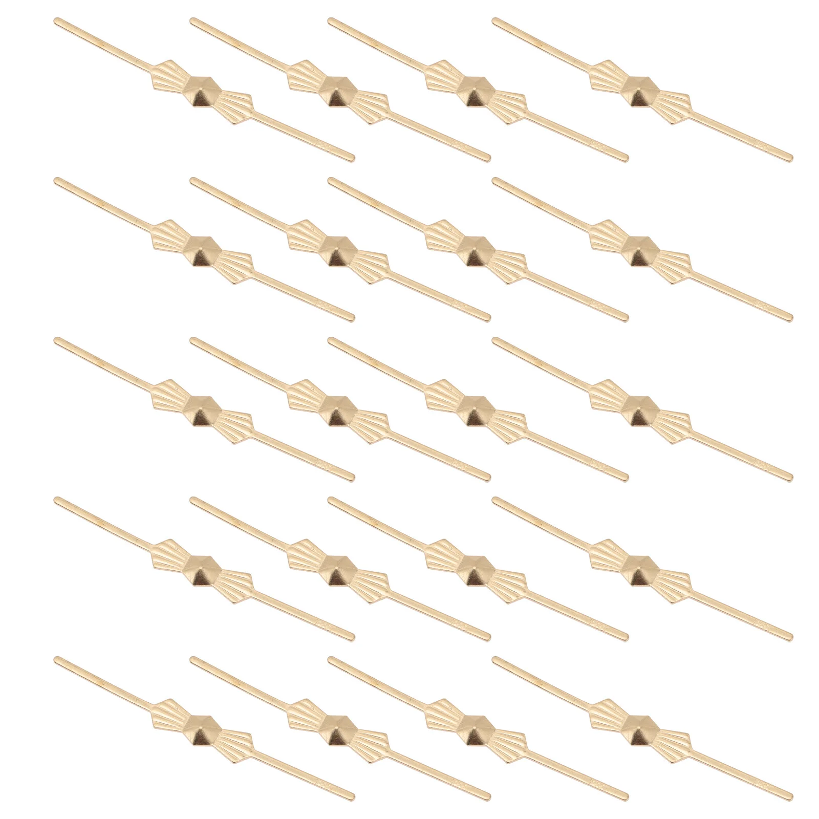 

200 Pcs Crystal Lamp Accessories Chandelier Replacement Clips Parts Making Lamps Replacements Bow Tie Connector Metal Ladies