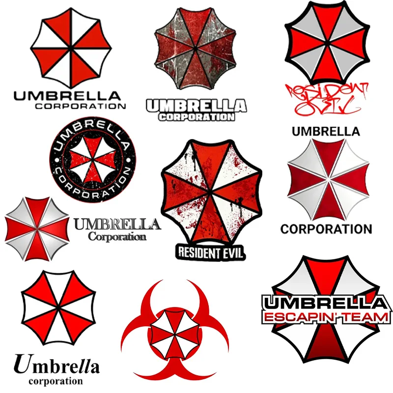 Фото Виниловая наклейка на автомобиль с логотипом Umbrella Corporation, креативная декоративная наклейка JDM Special Tactics Rescue Service №1