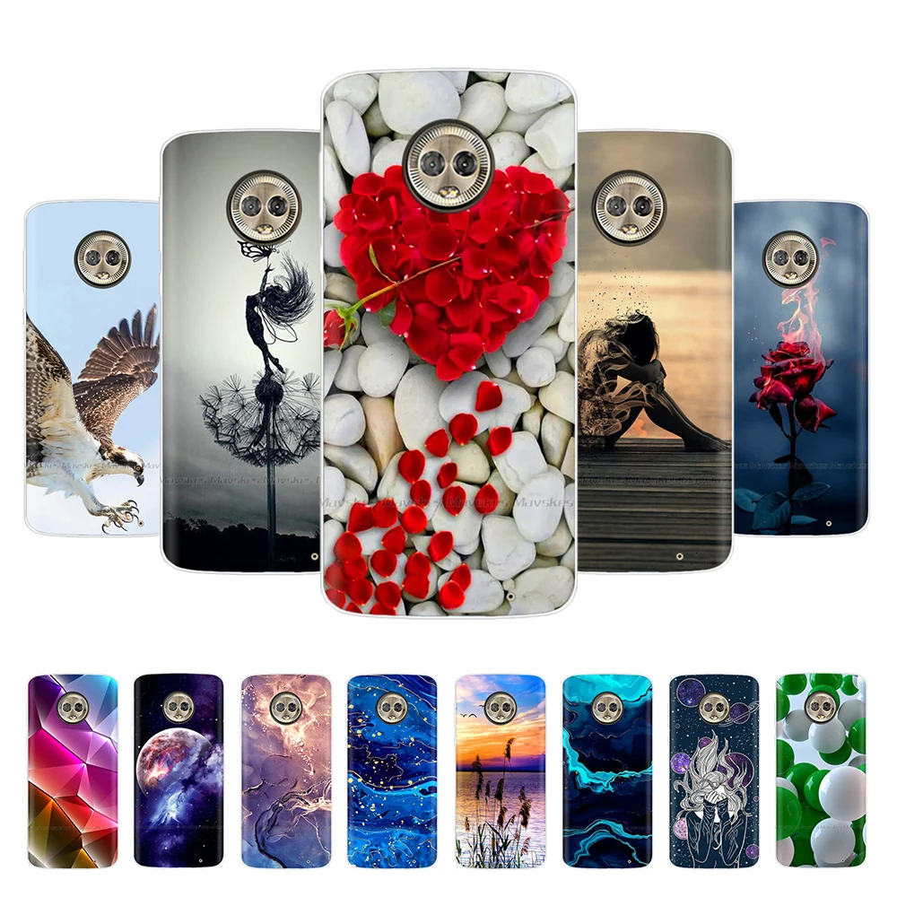 Чехол для Moto G6 Play G6 милый гинкго лист мягкий силиконовый тонкий чехол для Motorola Moto G6 Plus MotoG6 G 6 задние Чехлы для телефона бампер