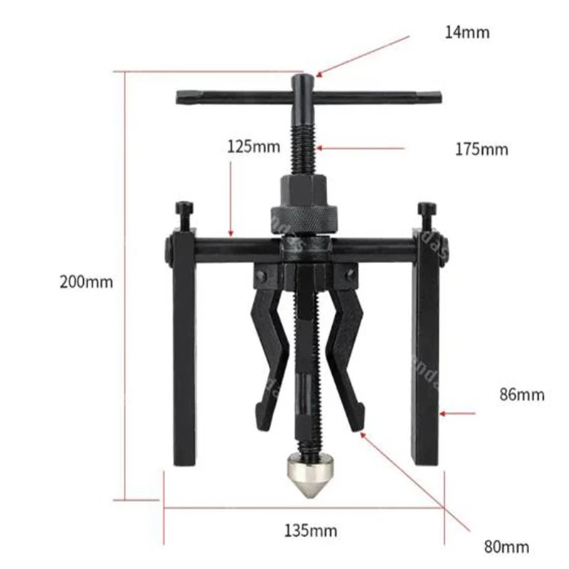 

Съемник для внутреннего подшипника автомобиля, 3-х кулачковый 2-кулачковый экстрактор, комплект инструментов для ремонта автомобиля, экономичное устройство для разделения Подшипников Автомобиля, инструменты