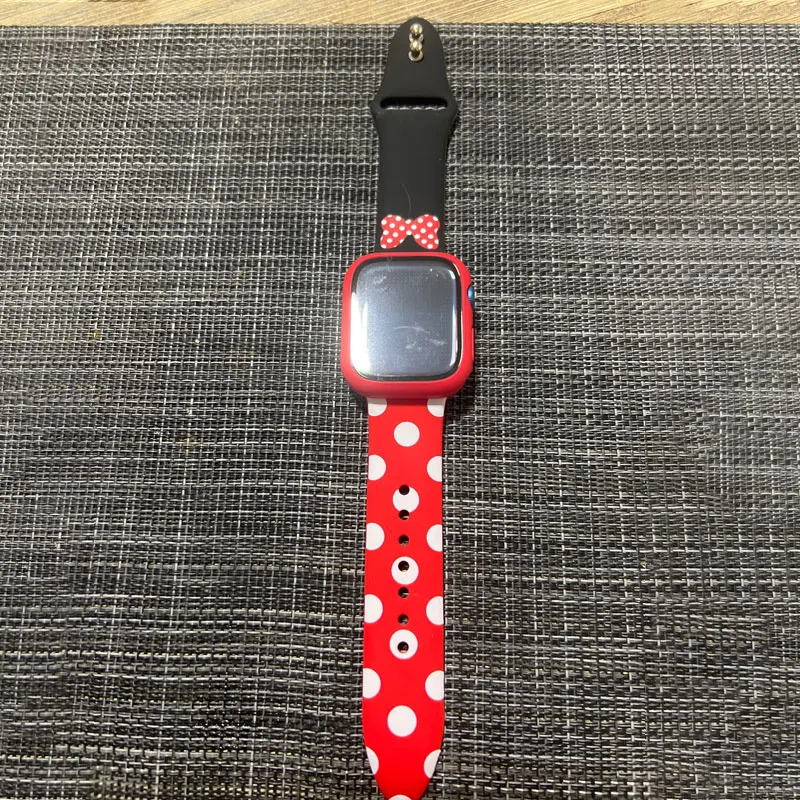 Case+Strap For Apple Watch Band 44mm 40mm 42mm 38mm 41mm 45mm Silicone Wristband Bracelet iWatch 3 4 5 6 SE 7 8 Ultra Band 49mm