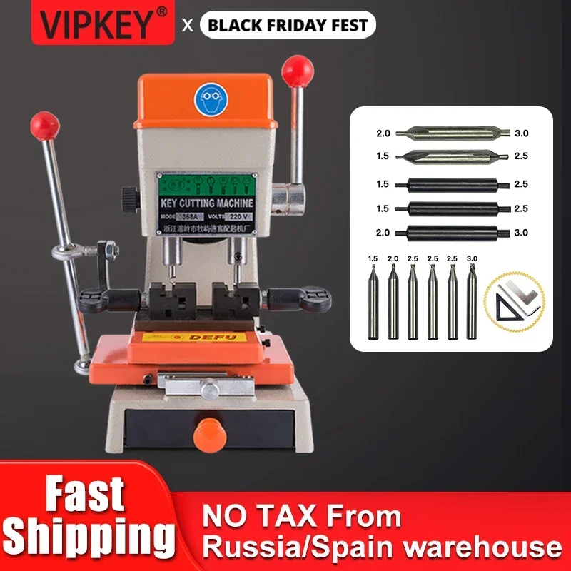 Машина для дублирования ключей Defu 368a резак автомобильных копировальный аппарат