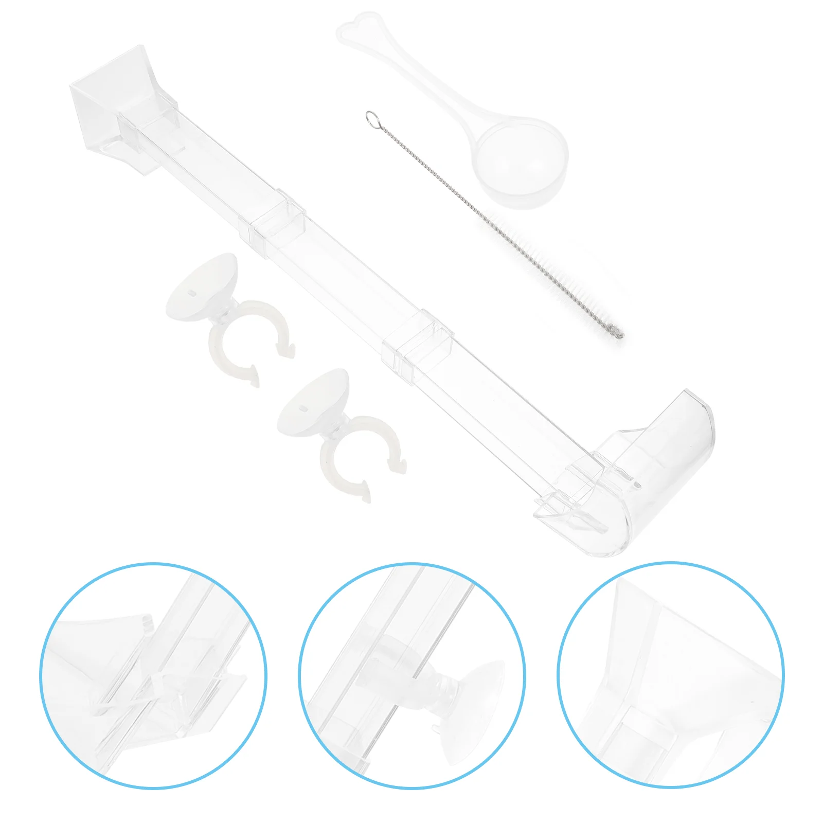 

Fish Feeder Food Tube Betta Accessories Vacation Containers Tank Feeding Bowls Shrimp