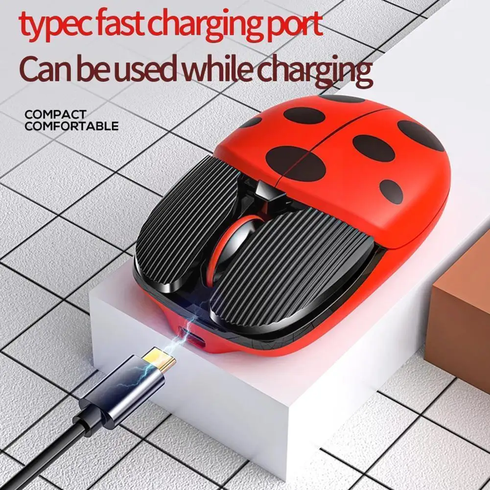 

Bluetooth-comptiable Wireless Mouse Rechargeable Computer Mouse Wireless Silent Mause Ergonomic Mini Mouse For Pc Laptop Us S8k7