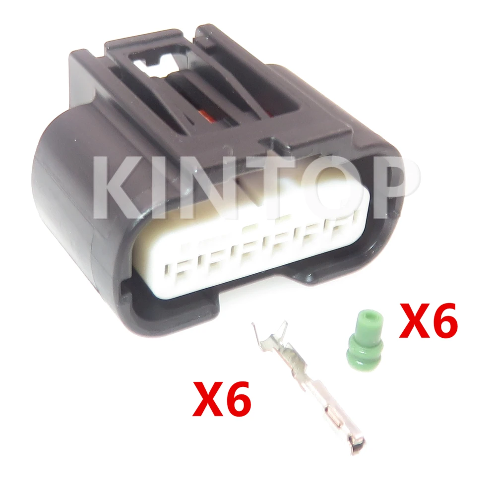 1 комплект, 6 контактов, автомобильная педаль акселератора, герметичный проводной разъем 7287-1380-30, автомобильная розетка с внутренней резьбой для Honda