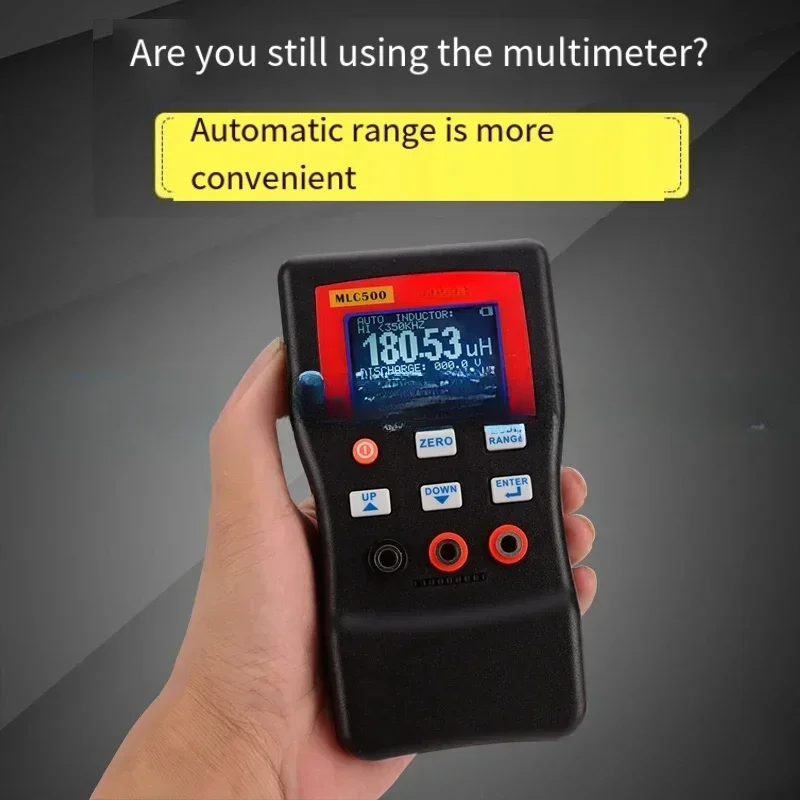 Конденсаторный индуктивметр MlC500 Измеритель емкости Цифровой дисплей Высокая