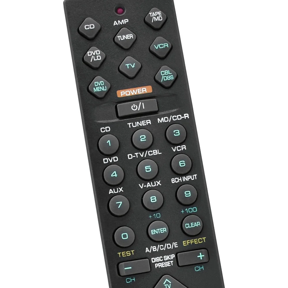 New RAV206 V694090US For Yamaha Audio / Video AV Receiver Remote Control YHT18 YHT24 YHT34 RXV520 RXV420 HTR5440 RXV495 HTR-5450