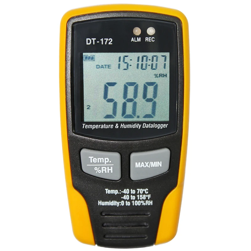 

Temperature humidity recorder USB interface Memory function