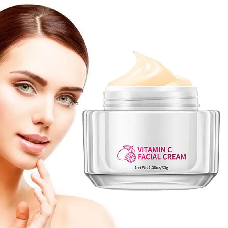 

Осветляющий крем для кожи увлажняющий крем для лица для женщин увлажняющий коллаген для кожи натуральный активный Витамин С увеличивает воду