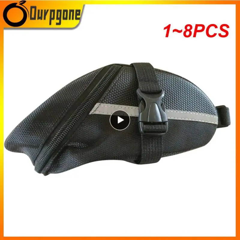 

Сумка на седло велосипеда 1-8 шт., складной мешок для хранения на подседельный штырь, аксессуары для рюкзака