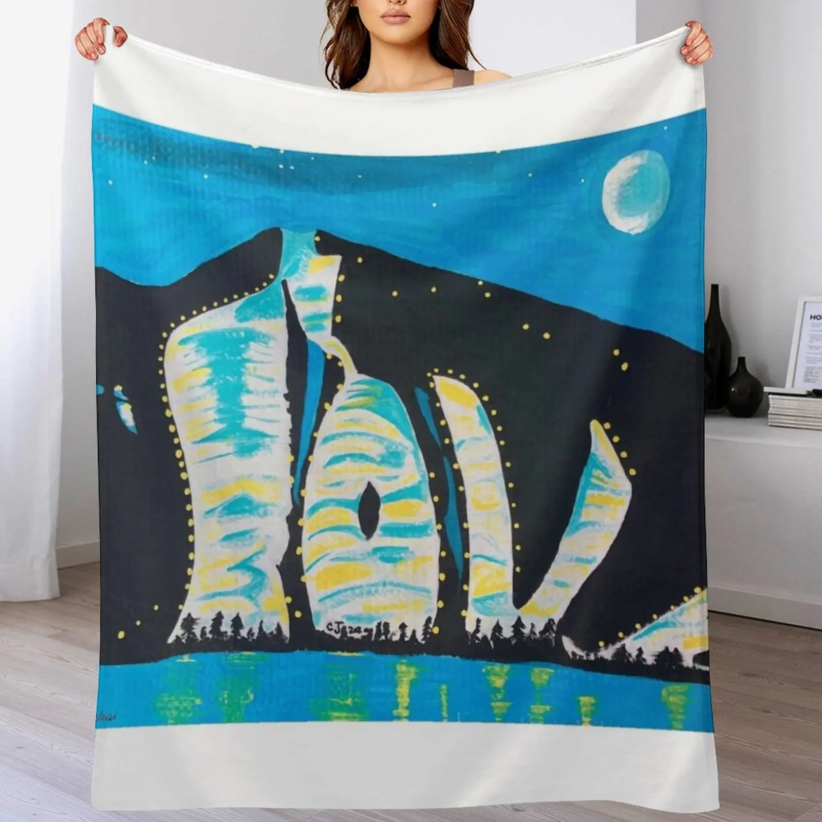 Одеяло Shawnee Peak Mountain Love in Maine диван-кровать забавный подарок одеяла для диванов