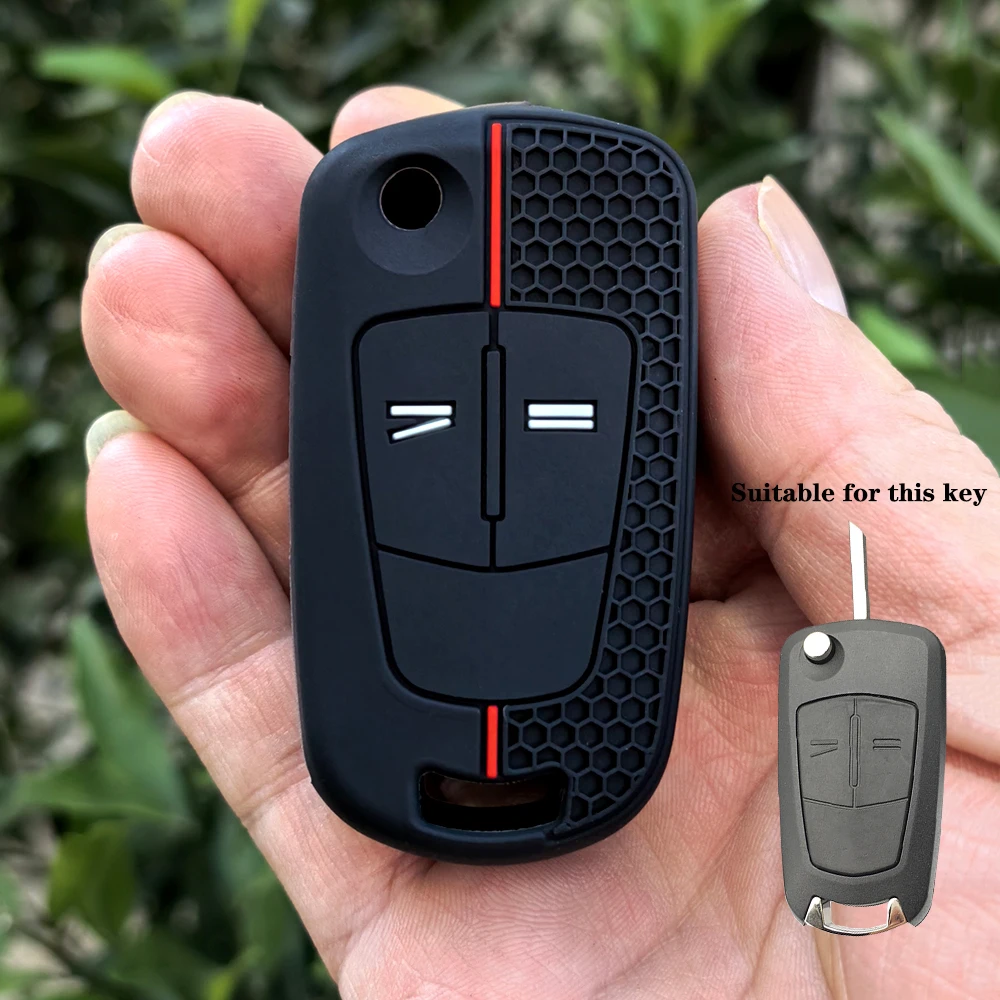 

Силиконовый Чехол Для Ключей Opel Vauxhall Astra H Corsa D Vectra C Zafira - Защитный Чехол Для Автомобильного Ключа-пульта