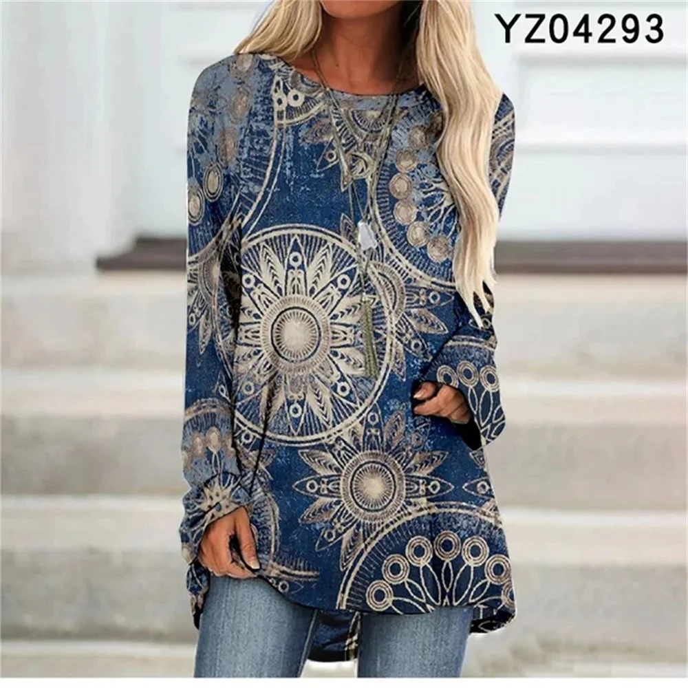 

Футболка женская с длинным рукавом и круглым вырезом