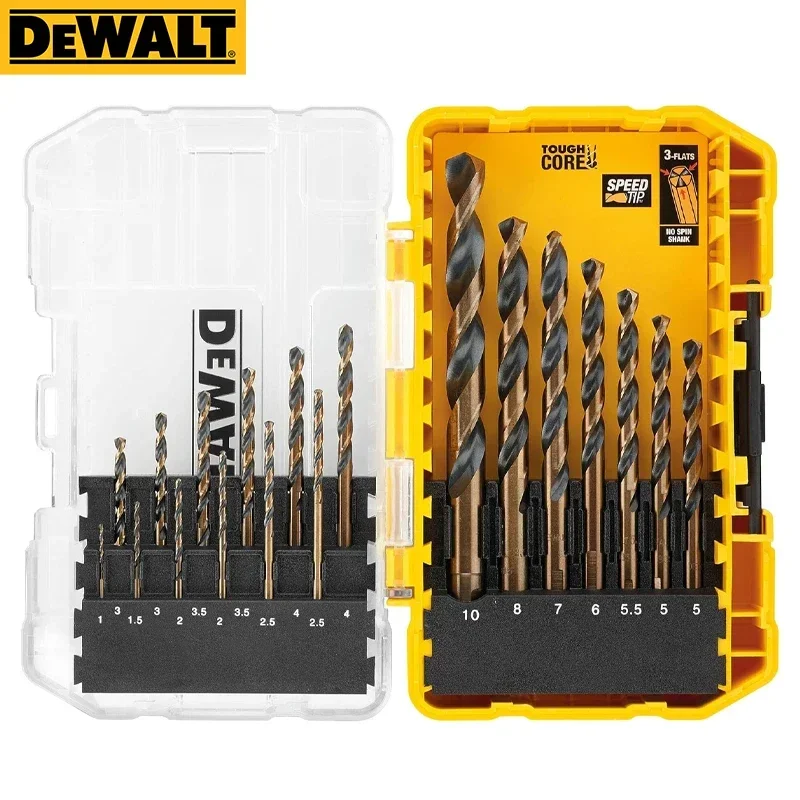 

Набор спиральных сверл DeWalt 1-10 мм 19 шт.