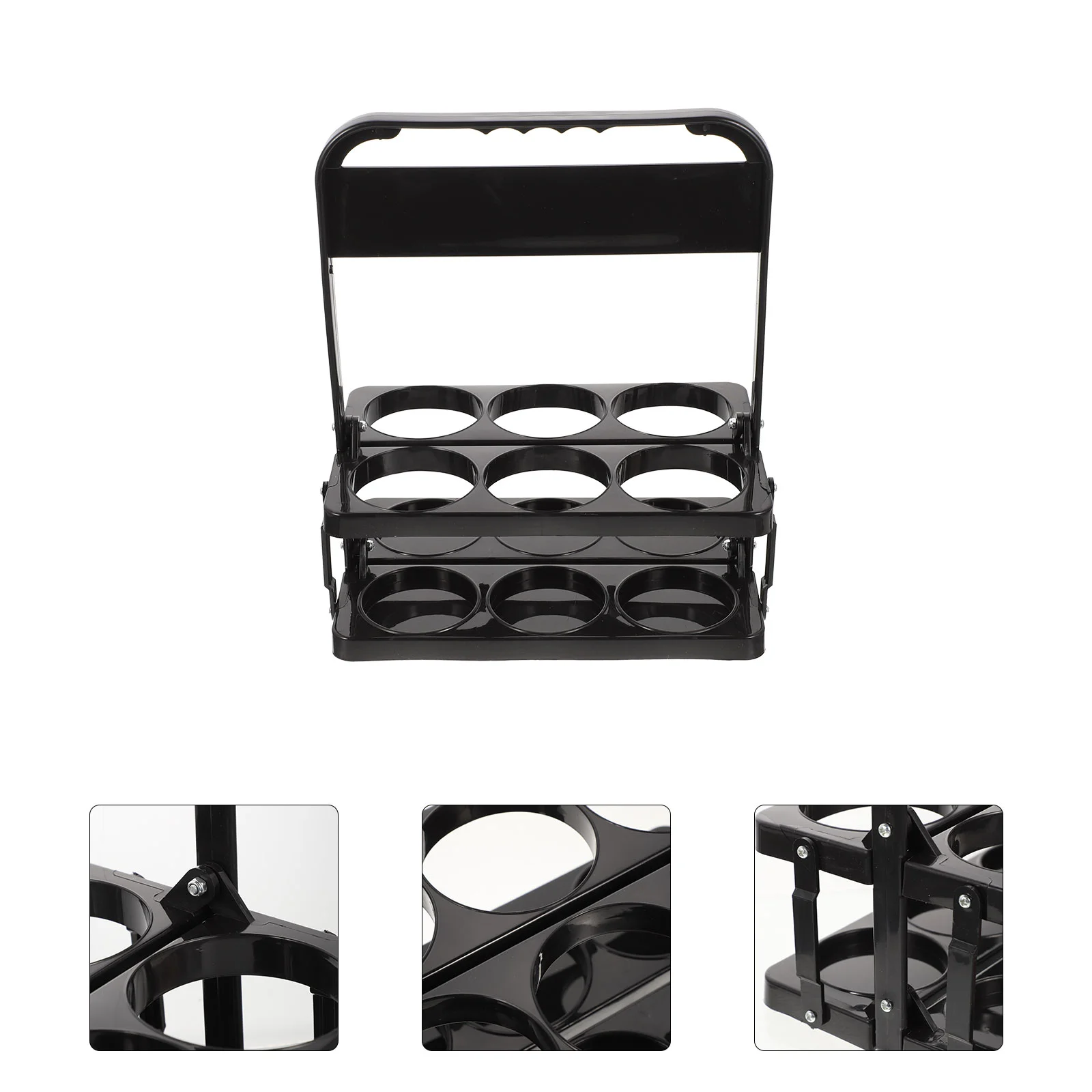

Sports Bottle Cage Storage Holder Handheld Bottles Countertop Rack Water Organizer