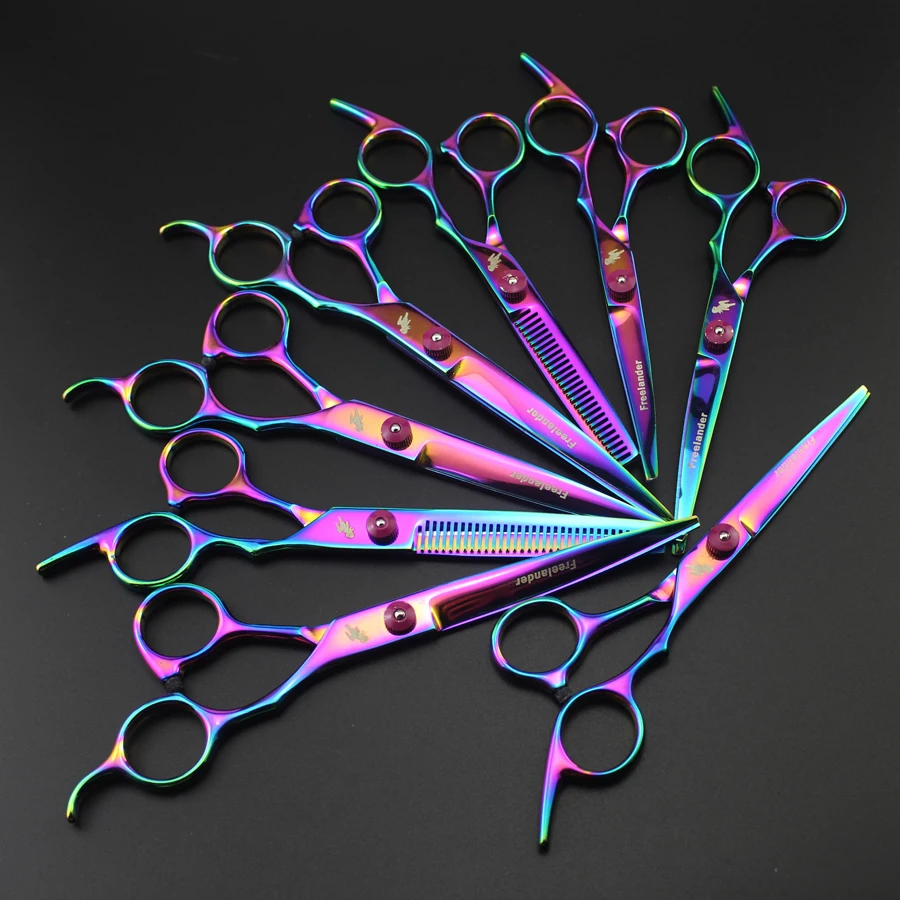 

6/7 Inch Barber Scissors Canine Hairdresser Pet Supplies Trimmer Professional Dog Cutting Dogs Hair Hairdressing Groomer Items