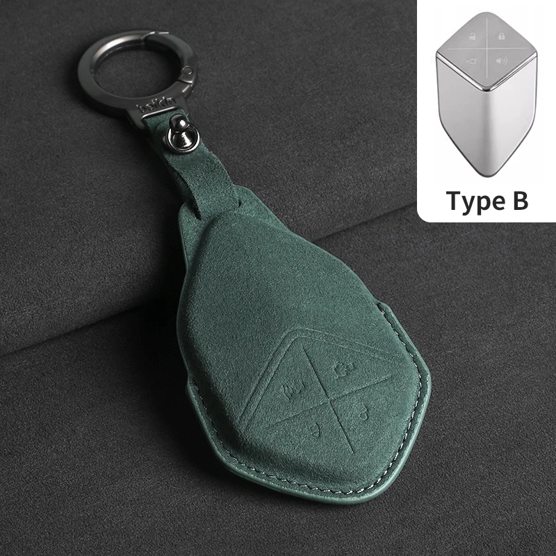 

Замшевый чехол для автомобильного ключа, чехол для Changan Deepal S7 SL03 2023 2024, защитный чехол для автомобильного ключа, аксессуары