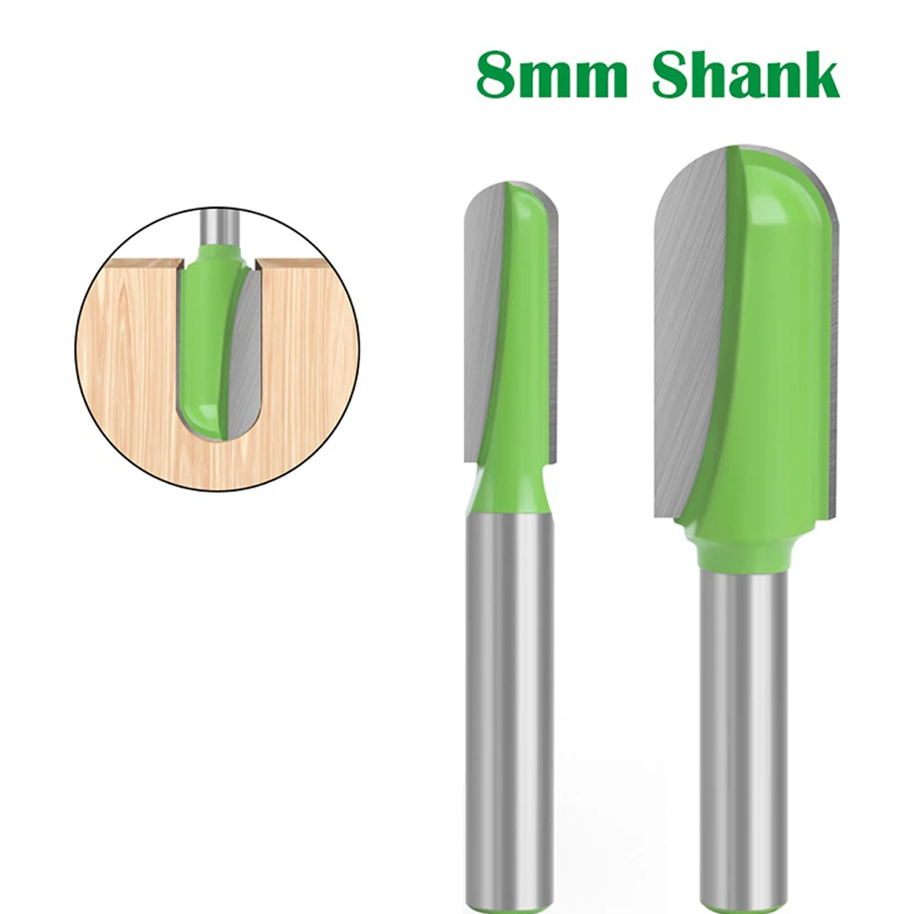

8mm Shank Ball Nose Router Bit Set Round Milling Cutter For Wood CNC Radius Core Box Solid Carbide Tools