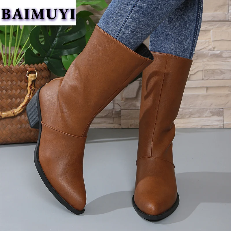 Женские ботильоны с острым носком на высоком каблуке молнии