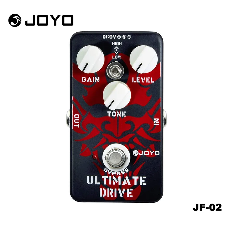 

JOYO Ultimate Drive Overdrive Pedal and Rich Bordering-on-Distortion Overdrive for Electric Guitar Effect - Bypass (JF-02)