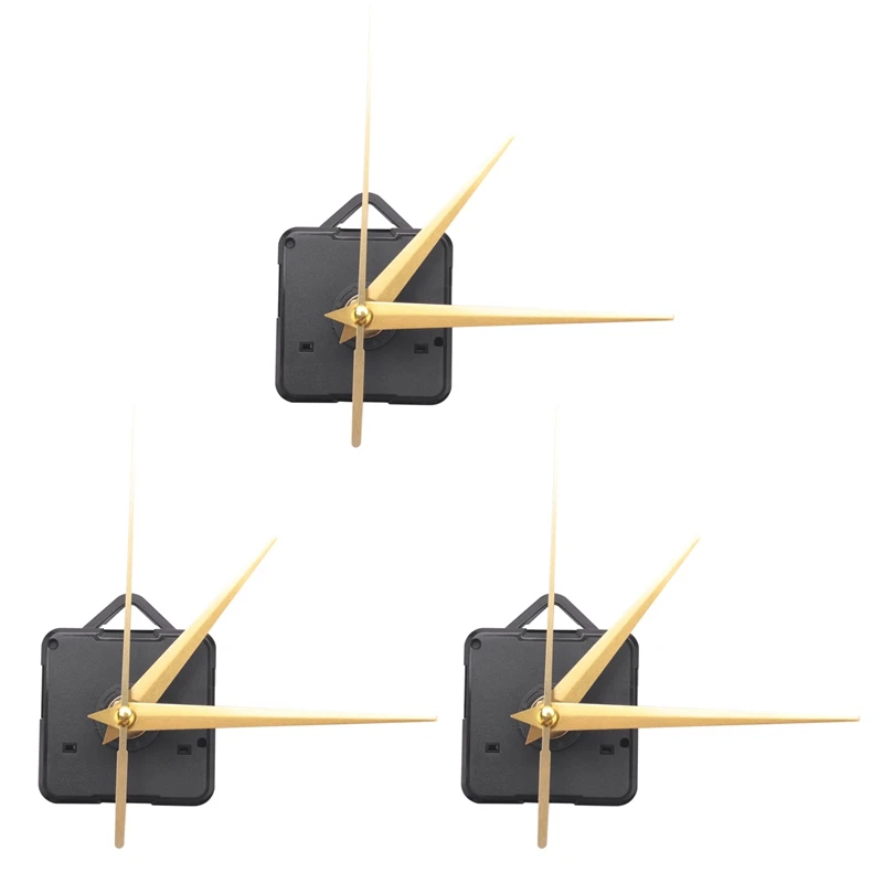 

3X Quartz Clock Movement Mechanism Hour Hand DIY Repair Parts Kit