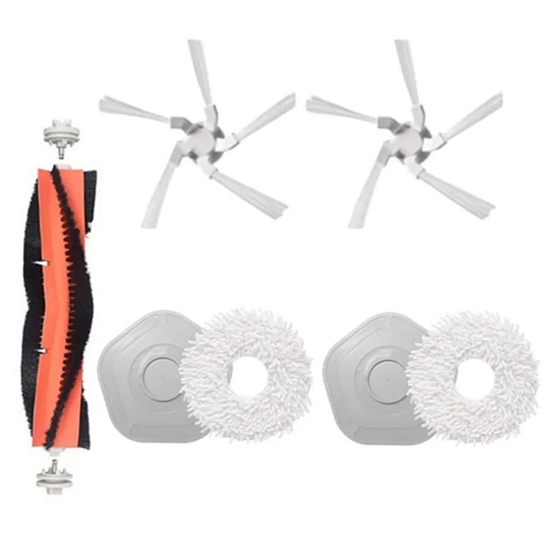 

Main Brush Side Brush and Mop Cloth Replacement Accessories for Xiaomi Dreame Bot W10 Robotic Vacuum Cleaner