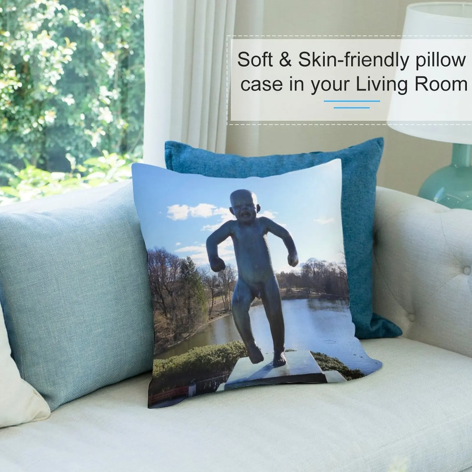 Декоративная подушка Vigeland Sculpture Park Oslo (Norway)