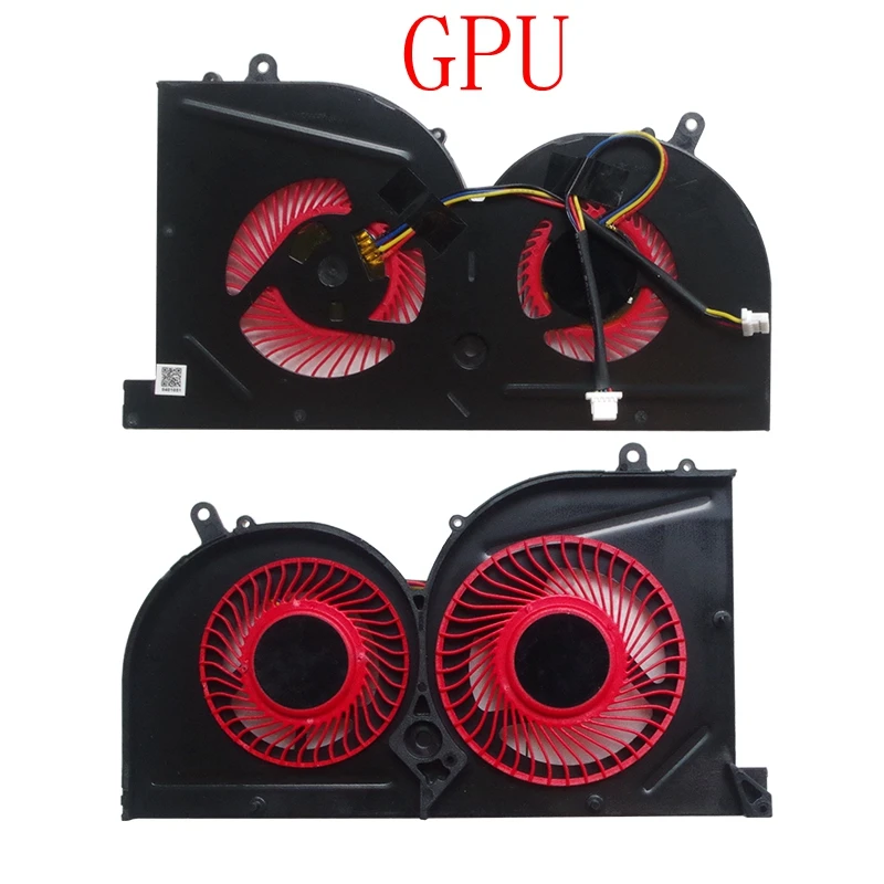 

New Laptop cpu cooling fan for MSI GS73 GS73VR MS-17B1 GS63VR GS63 Stealth Pro CPU BS5005HS-U2F1 GPU BS5005HS-U2L1 COOLER