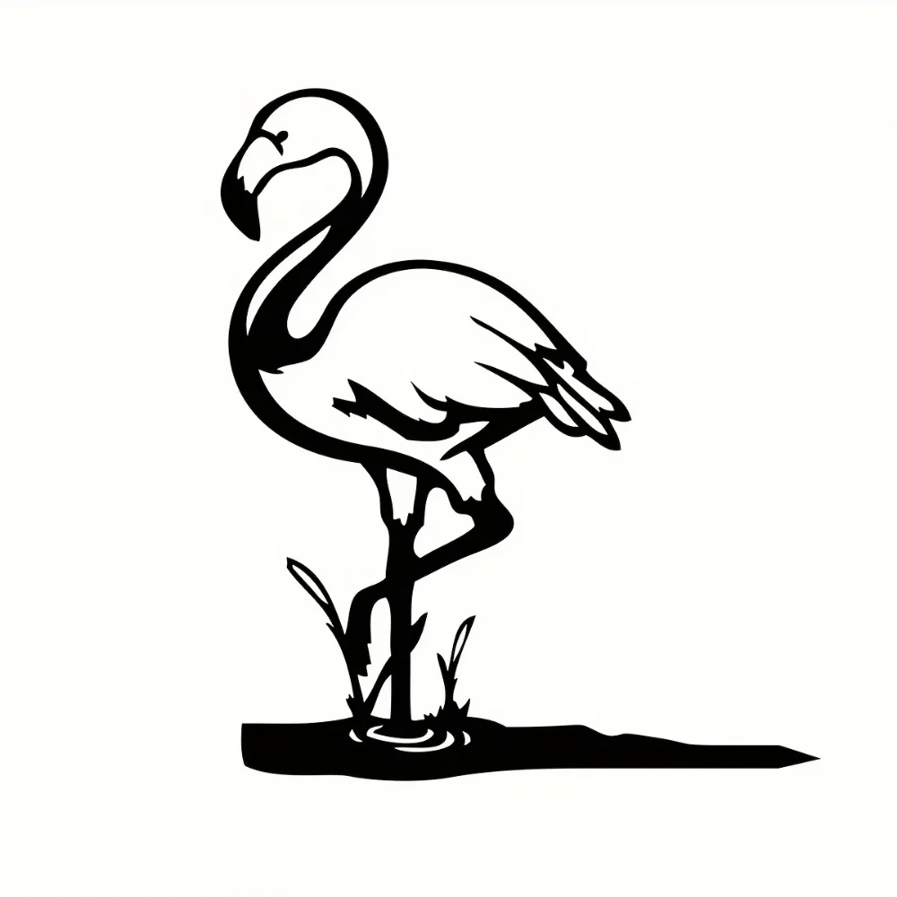 Металлический Дизайн Утки Фламенко Садовый Кол Привлекательный Декор В