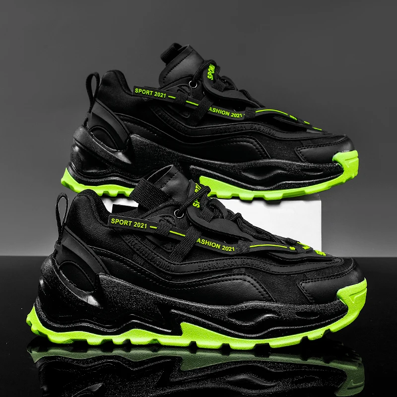 

High Quality Men's Running Shoes Comfortable Breathable Unisex Sports Shoes Rubber Hard-Wearing Brand Sneakers Trend Women Shoes
