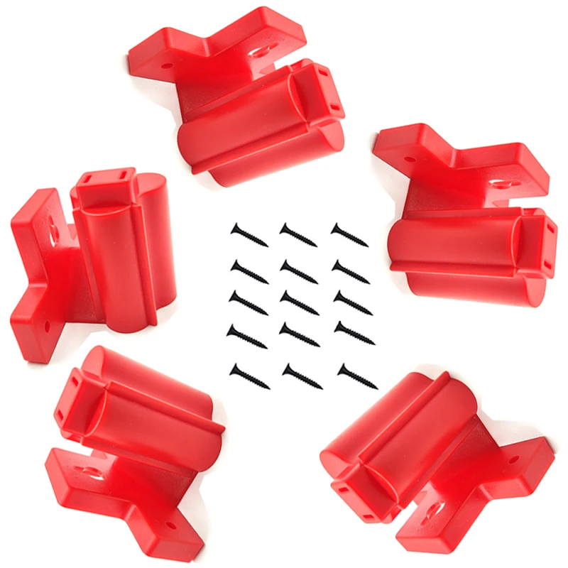 5PCS Machine Storage Holder For Milwaukee 12V Battery Tool Mount Hanger Shelf Rack For 12V Electric Agrinder Drill Power Tools